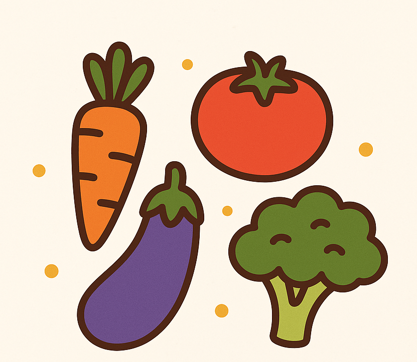 Légumes diversifiés